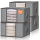 thumbnail image 1 of VIOPY 105L Bolsas De Almacenamiento, 4 Piezas Bolsas Para Guardar Cobijas Y Edredones Transparente Plegable, Cajas De Almacenamiento Para Ropa Con Asa Reforzada, Almacenamiento Para Ropa De Cama, 1 of 7