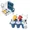 Blue, variant on Baby Teething Popsicle Set, Baby Ice-Popsicle Mold & Silicone Baby Fruit Feeders with Freezer Tray, BPA-Free, Dishwasher Safe, Freezer Safe - Neutral