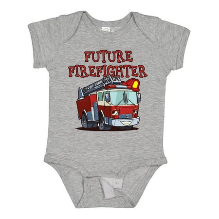 

Inktastic Future Firefighter Boys or Girls Baby Bodysuit