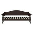 thumbnail image 3 of Pemberly Row Mid-Century Solid Wood Twin Daybed with Back Board in Espresso, 3 of 12