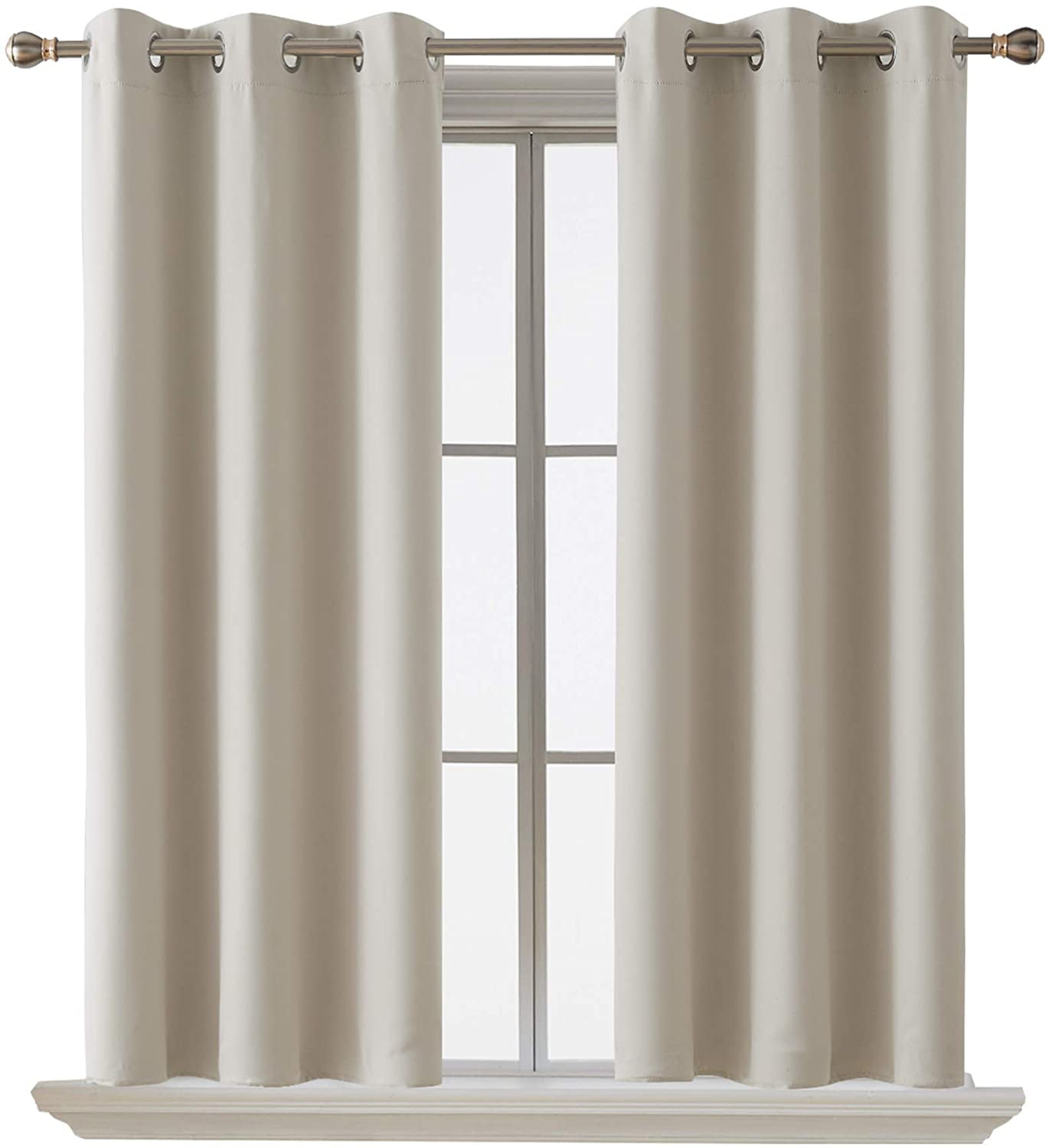 Deconovo Blackout Curtains Room Darkening Thermal Insulated Curtain