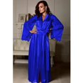 thumbnail image 1 of Pijama Sexy para mujer, de Color puro bata de baño, informal, cómoda, para el hogar, Navidad, diario, transpirable, manga larga, Otoño e Invierno, 1 of 4