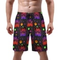 thumbnail image 1 of NICKSUN Men's Swim Trunks, Cute Print Quick Dry Summer Board Beach Shorts with Mesh Lining and Pockets, 1 of 6