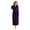 Purple, variant on Zoeecloth Womens Long Robe Soft Warm Fleece Plush Bathrobe Ladies Sleepwear Pajamas Housecoat Nightgown M-3XL