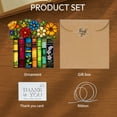thumbnail image 2 of Vidrieras de colores Ornament Sensemory para amantes de los libros, regalos para mujer, 2 of 5