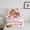 Lightpink White, variant on jejeloiu Little Bear Cookie Queen Comforter Set,Pink Xmas House Bedding Sets,Happy Christmas Bedding Comforter Set For Girls,Microfiber Bedroom Decor Reversible,3-Piece