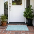 thumbnail image 6 of Addison Rugs Chantille Indoor/Outdoor Transitional Geometric Aqua Washable Rectangle Rug, 1'8" x 2'6", 6 of 6