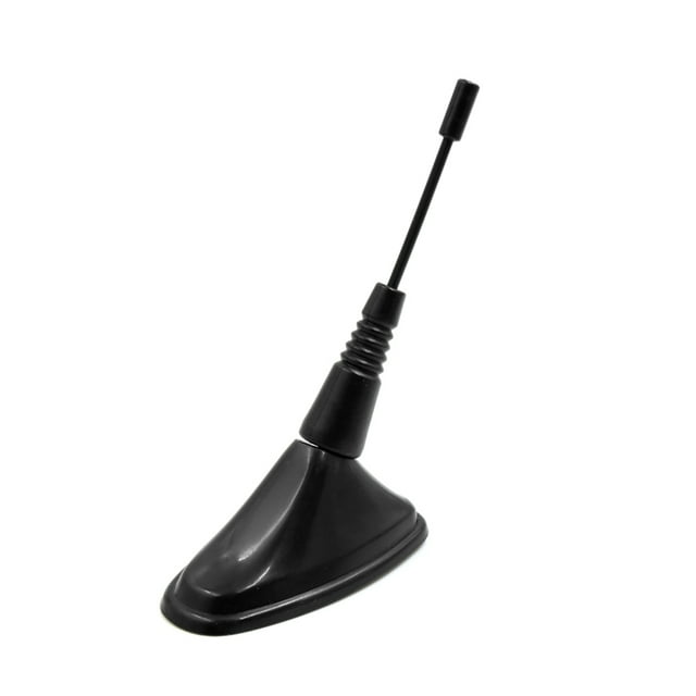 11,5cm Varilla Negra Antena de Decoración para Coche Base Autoadhesiva