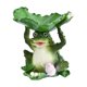thumbnail image 2 of Adorno de Resina Xihbxyly Hojas de Loto Ranas Comedero para Pájaros Decoración Jardín, 2 of 7