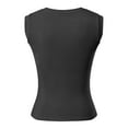 thumbnail image 4 of Built in Bra Tank Tops for Women Women's Casual Sleeveless Tank Tops with Built in Bra Round NeckBlack Tank Top Woman Womens Camisole Tank Tops, 4 of 5