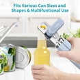 thumbnail image 4 of Ultrean Can Opener Manual Built in Bottle Opener for Seniors, Heavy Duty Can Opener Smooth Edge with Sharp Stainless Steel, Soft Ergonomic Handle, Easy to Use for Elderly with Arthritis, Weak Hands, 4 of 7