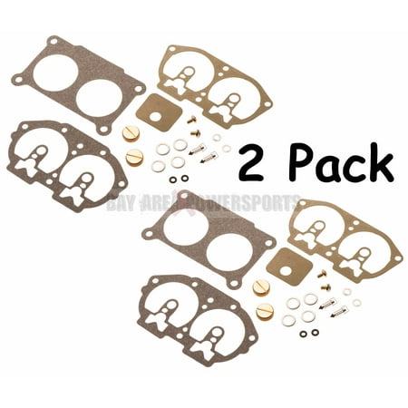 Rebuilding Pack - Yamaha Outboard Twin Pack Carburetor Carb Rebuild Repair Kit V4 115 130 HP 86-95