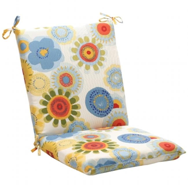 Pillow Perfect Outdoor/ Indoor Crosby White Squared Corners Chair