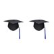 thumbnail image 4 of Qarigey Sombrero académico, gorras de recuerdo de la Academia, , accesorios de fiesta escolar, tocado de soltero, sombrero de graduación con Type1 NO1, 4 of 6