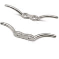 thumbnail image 2 of Jinsinto 2 Pieces Boat Rope Hook Cleat Hook Mooring Cleats Stainless Steel Flag Cleat Boat Accessory, 2 of 5
