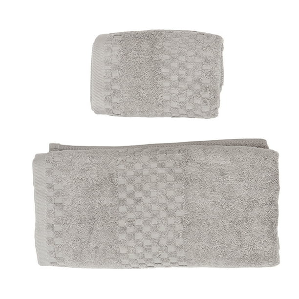 1 toalla de baño 1 toalla de mano Juego de toallas de baño de algodón absorbente de secado rápido puro para adultos 70x140 cm
