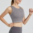 thumbnail image 4 of Wdgfv Women's Y-Back Sports Bra with Removable Pads Racerback Design Thin Spaghetti Straps for Workout and Yoga, 4 of 8