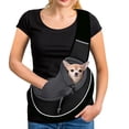 thumbnail image 1 of Transportín tipo bandolera transpirable de malla para perros y gatos, ideal para viajes. Apto para mascotas de menos de 3 kg., 1 of 5