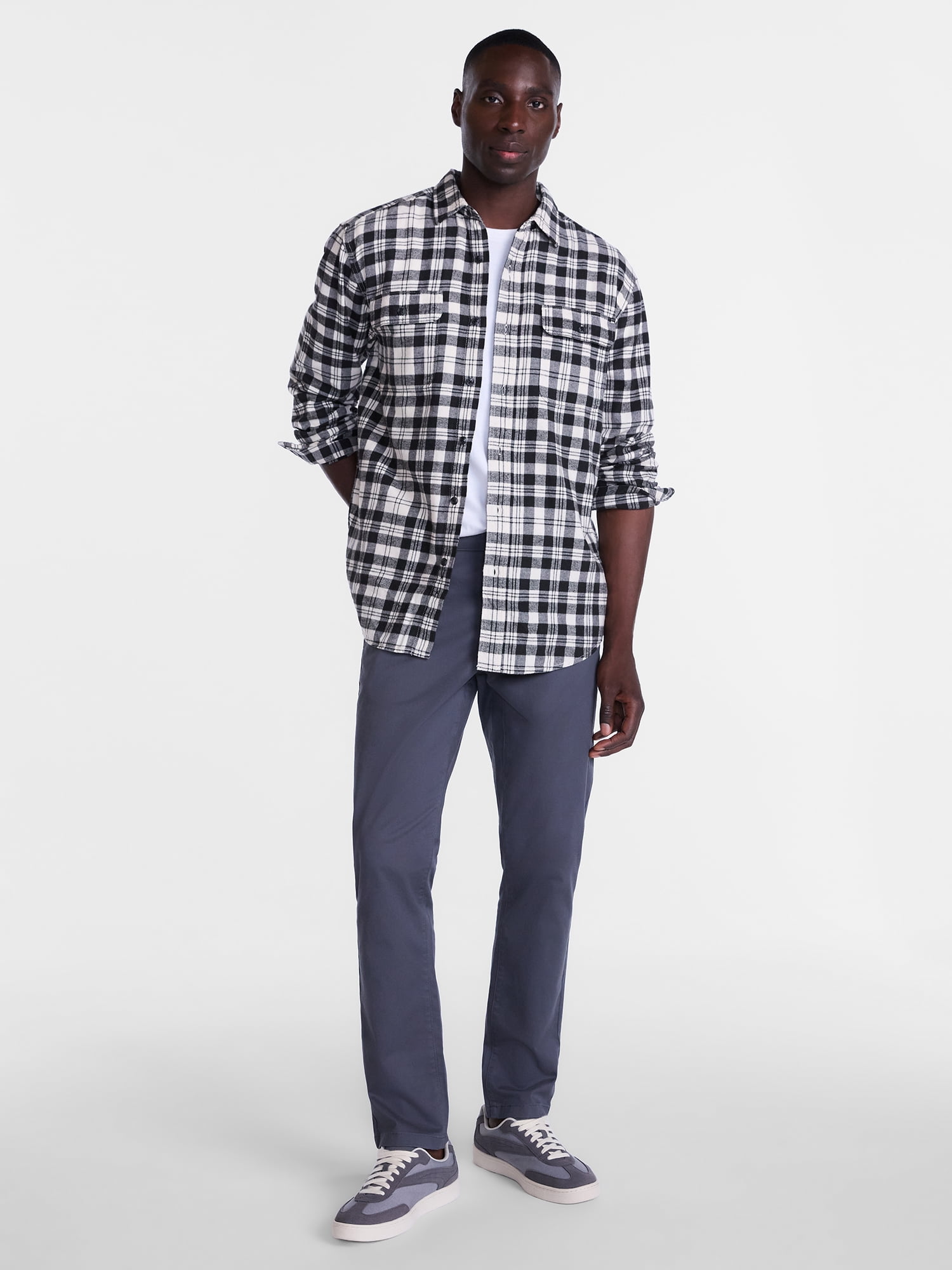 George Men’s Slim Fit Chino Pants, Casual Style (Sizes 28-52)