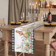 thumbnail image 2 of Table Runners 90 Inches Long Dress Scarves, Easter Bunny Farmhouse Coffee/Dining/Kitchen Table Runner for Living Room, Spring Daisy Flowers Rabbits Buffalo Plaid 13x90 Inch, 2 of 9