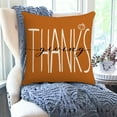 thumbnail image 4 of Thanksgiving Linen Pillow Cover Fall Home Decor Sofa Cushion Case Holiday Decorations Gift - Hidden Zipper Machine Washable(B), 4 of 6