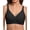 2-black, variant on Jelly Bras For Women Wireless V Neck Mesh Detail Fashion Bra Soft Breathable Casual Beige M-4XL