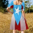 thumbnail image 4 of Starlight Puerto Rico Flag Sleeveless Dress beach dresses summer women's dress 2024, 4 of 7