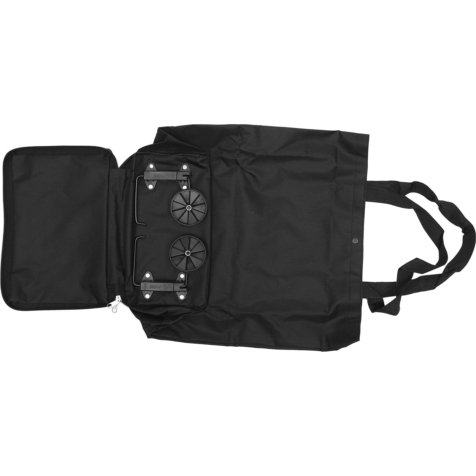 Sac De Rechange Pour Chariot De Courses Pliable - Tissu Oxford Imperméable 57x33x20 Cm - Accessoire Pratique Pour Shopping Et Voyages - 12