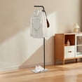 thumbnail image 4 of L-Shape Coat Rack, Freestanding Coat Rack, Black Coat Rack, 4 of 7