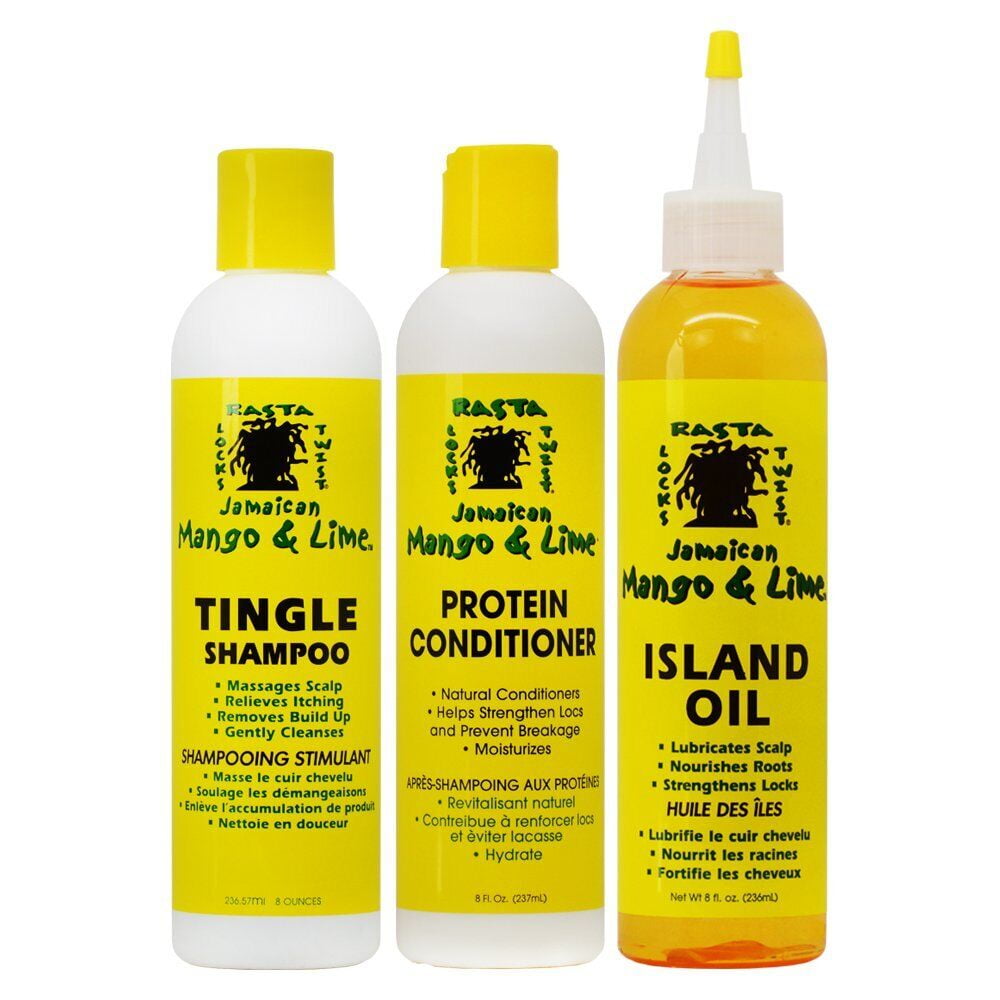 Jamaican Mango&Lime Shampoo Conditioner & Island Oil Set