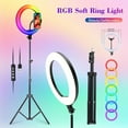 thumbnail image 4 of UEGOGO 10" Professional Ring Light with Adjustable Tripod & Phone Holder – Retractable Color Temp, Perfect for Live Streams/YouTube/TikTok, Ideal Christmas Gift, 4 of 10