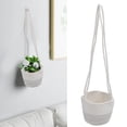thumbnail image 4 of Hanging Basket, Adjustable Foldable Durable Hanging Plant Holder  For Cosmetics For Plant Stand For Vegetables White, 4 of 8