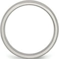 thumbnail image 2 of Stainless Steel Brushed 5mm Half Round Band (Size 7.5) Made In China sr15-7.5, 2 of 5
