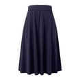 thumbnail image 3 of Stylish Women's Flare Midi Skirt Lightweight Pull-On Design for Comfort and Versatility for Everyday Fashion, 3 of 4