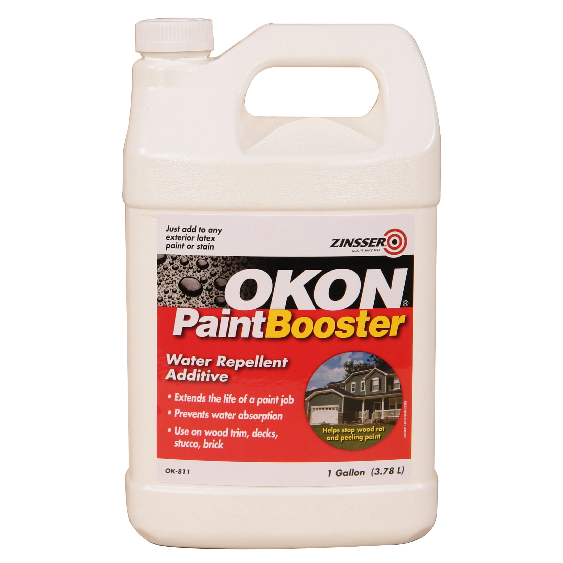 6 Pack, Clear, Zinsser Okon Paintbooster - OK811, Gallon