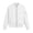 White, variant on Jackets for Women Fashion Zippered Long Sleeve Jacket with Cuff Zip and Pocket