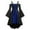 Blue, variant on Jsaierl Womens Halloween Costumes Retro Medieval Victorian Goth Maxi Dresses Cosplay Peasant Steampunk Ball Gown Renaissance Dress