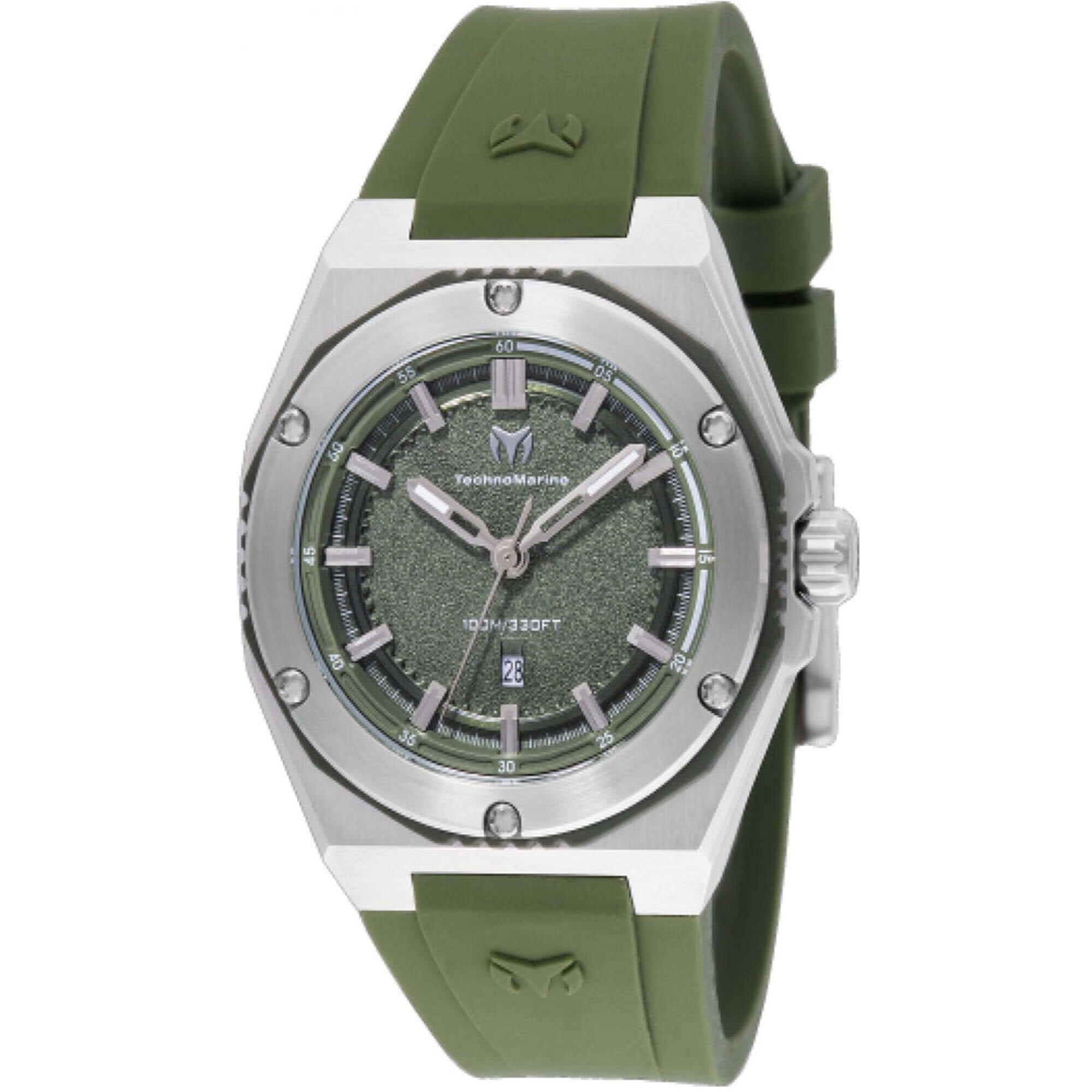 NWT Technomarine Manta Sea Quartz Green Dial Men\'s Watch Technomarine Men main image 4