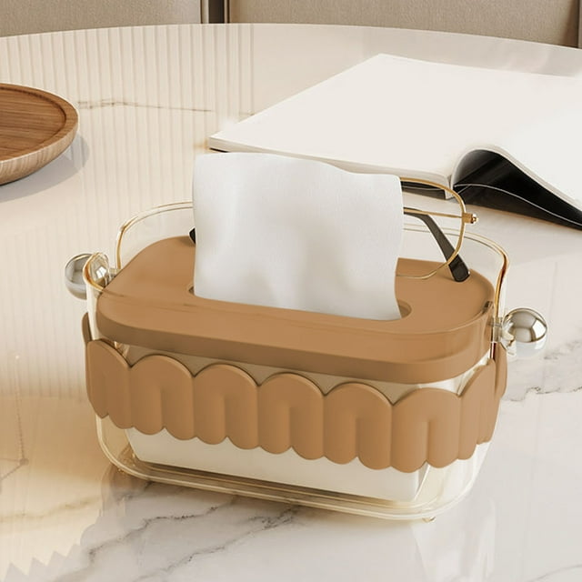 Almacenamiento y organización del baño, caja para pañuelos desechables, organizador de papel facial para teléfono celular, cocina, baño, tocador, encimeras, tocadores y mesas de dormitorio, cajas de p