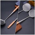 thumbnail image 2 of Shisuyan 1pc Stainless Steel Spoon Pie Spoon Durable Kitchen Gadget for Home Restaurant, 2 of 8