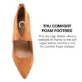 thumbnail image 6 of Journee Collection Womens Junniper Back Heel Zip High Stiletto Pointed Toe Pumps, 6 of 7