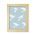 thumbnail image 1 of Origa Pigeon Geometric Shape Desktop Adorn Photo Frame Display Art Painting Wooden, 1 of 3