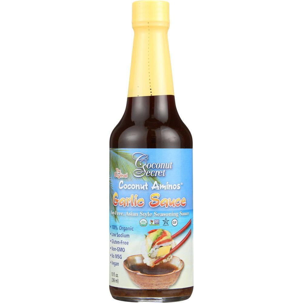 Coconut Secret Garlic Sauce, 10 Fl Oz (Pack Of 12)