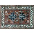 thumbnail image 1 of Ahgly Company Indoor Rectangle Persian Light Blue Traditional Area Rugs, 8' x 12', 1 of 4