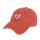 thumbnail image 2 of Gorra de béisbol para mujer con bordado de corazón: gorra de moda para niñas para deportes al aire libre,ajustable,bonita y casual, 2 of 6