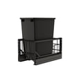 thumbnail image 1 of Rev-A-Shelf Single Pullout 35 qt. Kitchen Trash Can, Soft-Close, 5349-15DM18-118, 1 of 12
