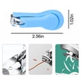 thumbnail image 2 of FACEGA 3Pcs Nail Clippers,Compact Size for Easy Portability Baby Nail Clippers,Specially Designed for Baby'S Delicate Nails Nail Cutter,Color Mixing1, 2 of 6