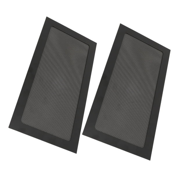 2 UNIDS DIY CAJA DE LA PC FILTRO DE MALLA DE POLVO PVC PC VENTILADOR DE MALLA DE POLVO PC ENFRIADOR DE FILTRO MARCO MAGNÍTICO ORDENADOR VENDILADOR ENFRIADOR DE POLVO FILTRO