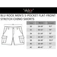 thumbnail image 5 of 2-Pack Men's 5-Pocket Flat-Front Stretch Twill Chino Shorts (Size 30-42), 5 of 5