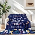 thumbnail image 2 of Best Friend Blanket for Women, Bestie Birthday Gifts, Friendship Blanket for Friends,Gift for Sister, Warm Gift Idea Flannel Blanket for Christmas,Holiday,Thanksgiving 50x60 in, 2 of 5